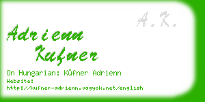 adrienn kufner business card